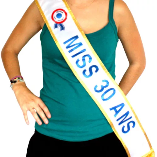 Photo du produit Echarpe Miss 30 ans