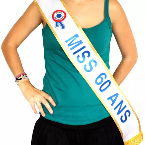 Photo du produit Echarpe Miss 60 ans