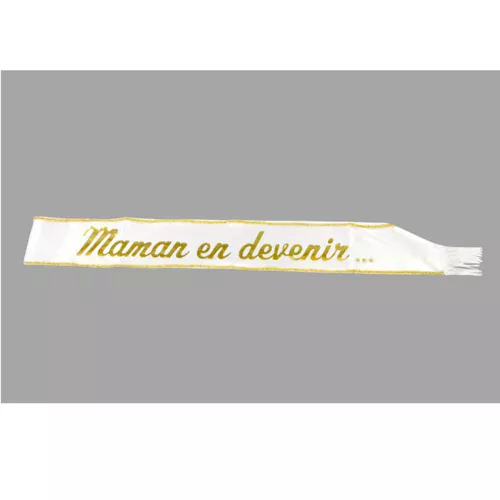 Photo du produit Echarpe en satin Maman en devenir 75 x 9,5 cm