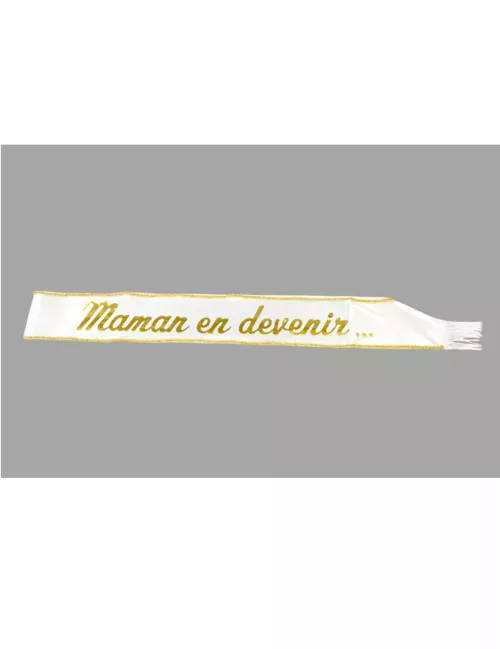 Photo du produit Echarpe en satin Maman en devenir 75 x 9,5 cm