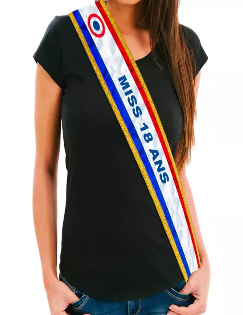 Photo du produit Echarpe miss 18 ans