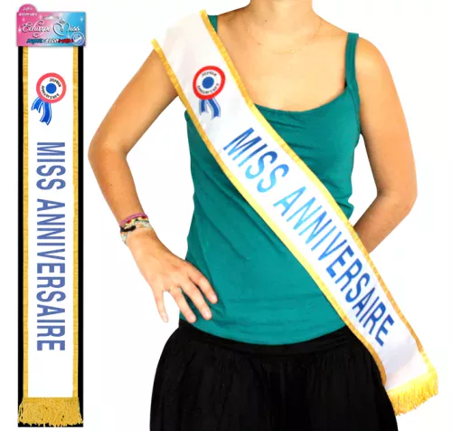 Photo du produit Echarpe Miss anniversaire