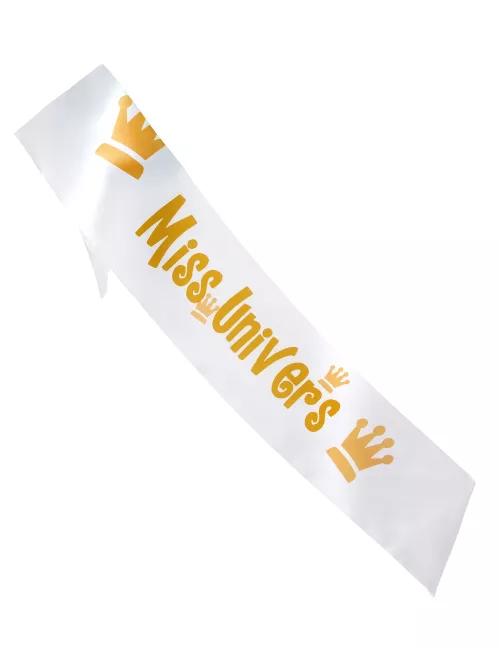Photo du produit Echarpe Miss univers 80 x 14 cm
