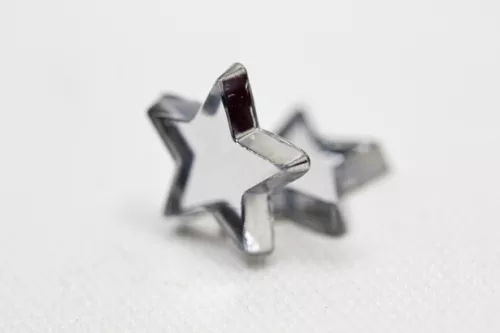 Photo du produit 48 Etoiles miroir argent 1 x 1 cm