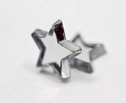 Photo du produit 48 Etoiles miroir argent 1 x 1 cm