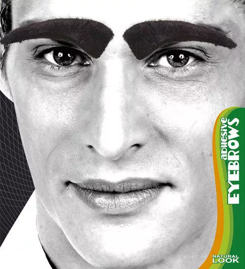Photo du produit Faux sourcils homme noir