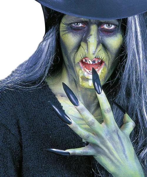 Photo du produit 10 Faux ongles noirs adulte Halloween