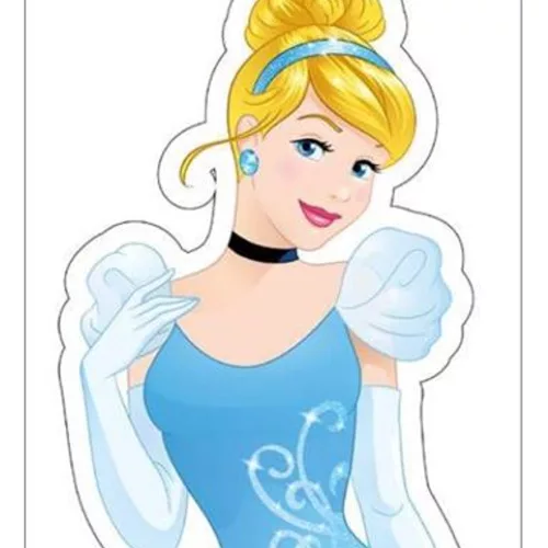 Photo du produit Feuille en azyme Princesses Disney Cendrillon 16,3 x 24,7 cm