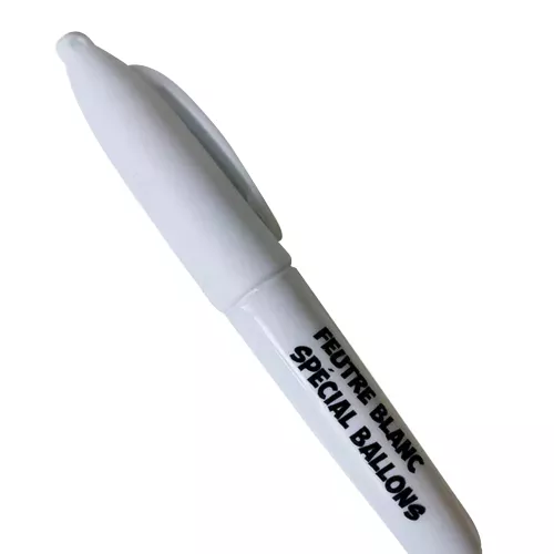Photo du produit Mini feutre blanc spécial ballon