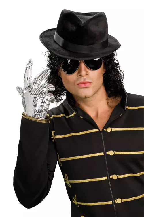 Photo du produit Gant sequin argent Michaël Jackson adulte