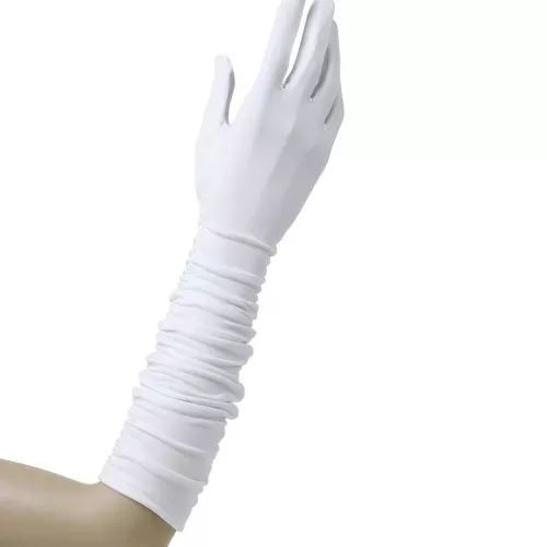 Photo du produit Gants blancs adulte 37 cm