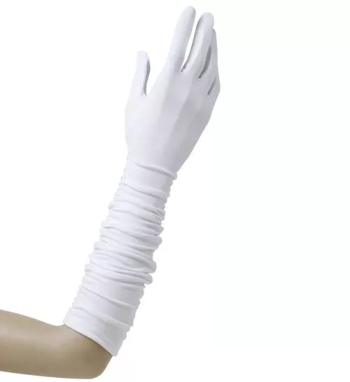 Photo du produit Gants blancs adulte 37 cm