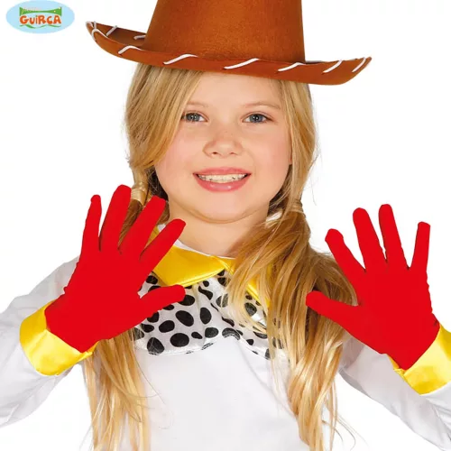 Photo du produit Gants courts rouges enfant