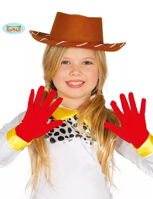 Photo du produit Gants courts rouges enfant