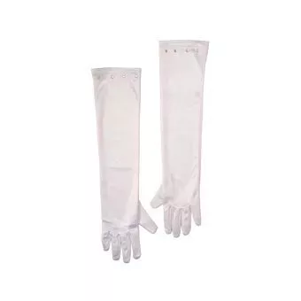 Photo du produit Gants longs blancs enfant