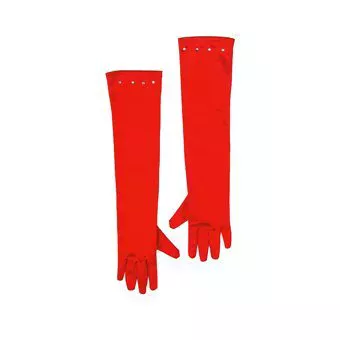 Photo du produit Gants longs rouges enfant