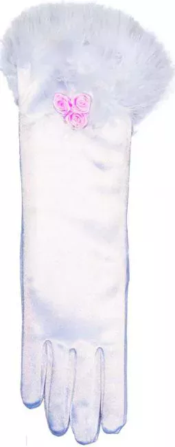 Photo du produit Gants princesse mi-longs blancs enfant