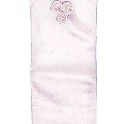 Photo du produit Gants princesse mi-longs roses enfant