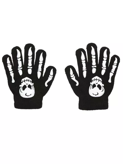 Photo du produit Gants os et crâne enfant