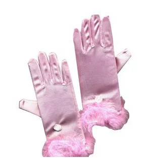 Photo du produit Gants roses fille