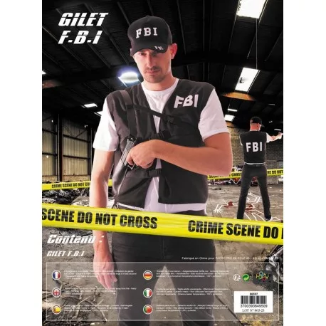Photo du produit Gilet FBI adulte