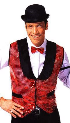 Photo du produit Gilet rouge brillant adulte