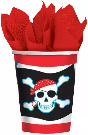 Photo du produit Gobelets motif pirate