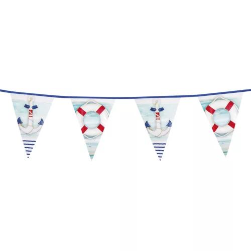 Photo du produit Guirlande 15 fanions marin 6 m