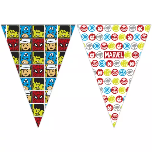 Photo du produit Guirlande à fanions Avengers pop comic 2,3 x 25 cm