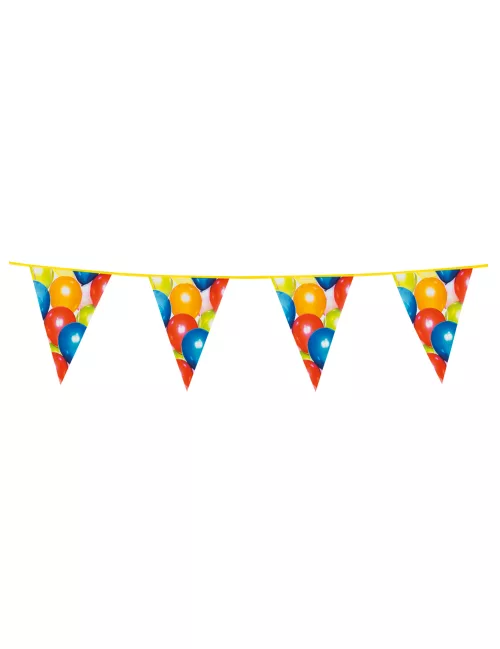 Photo du produit Guirlande à fanions ballons 6 m