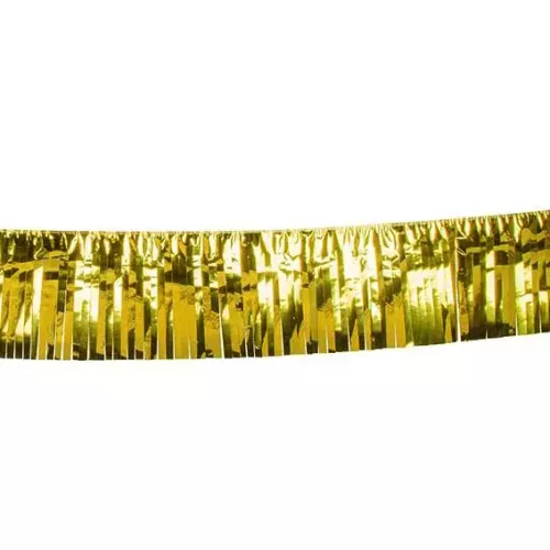 Photo du produit Guirlande à franges dorées 6 m