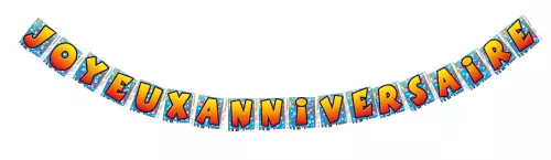 Photo du produit Guirlande anniversaire