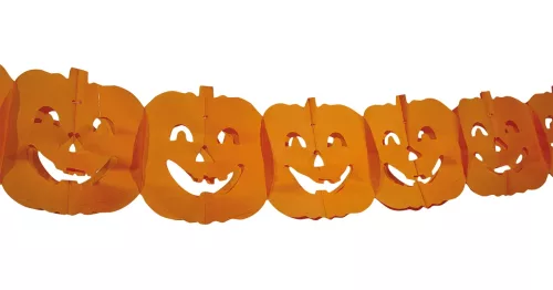 Photo du produit Guirlande citrouille Halloween 4 m