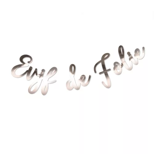 Photo du produit Guirlande EVJF de folie métal rose gold 1,10 m