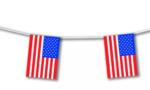Photo du produit Guirlande fanions USA 4 mètres