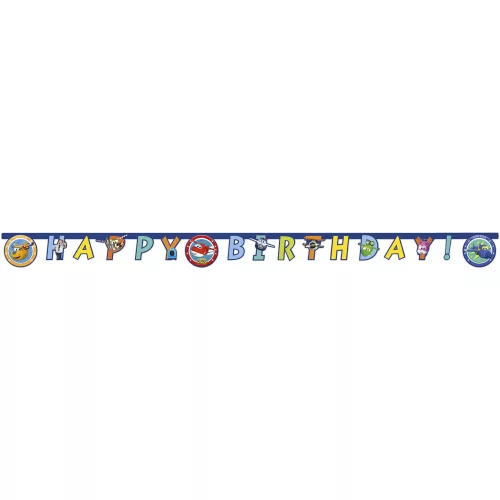 Photo du produit Guirlande happy birthday Super Wings 2 m x 16 cm