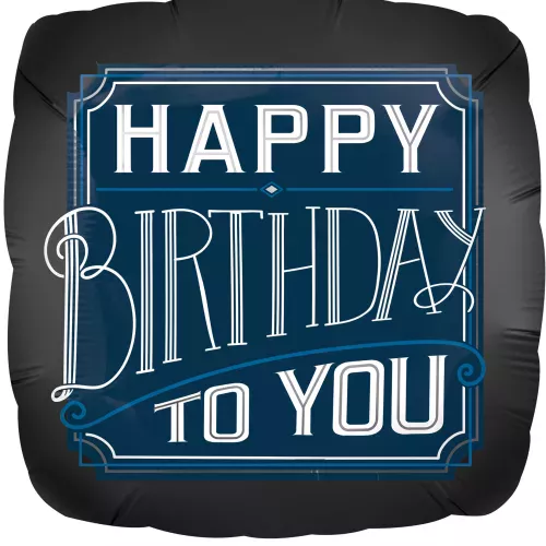 Photo du produit Ballon Happy Birthday to you 43 x 43 cm