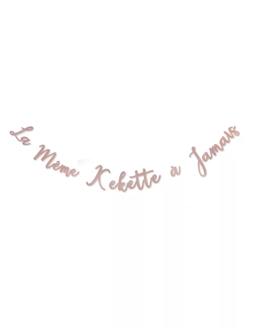 Photo du produit Guirlande La même Kekette à Jamais rose gold 220 cm
