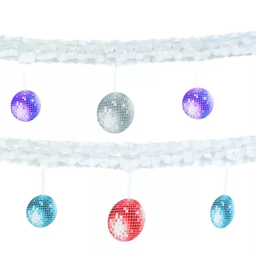 Photo du produit Guirlande papier boules disco