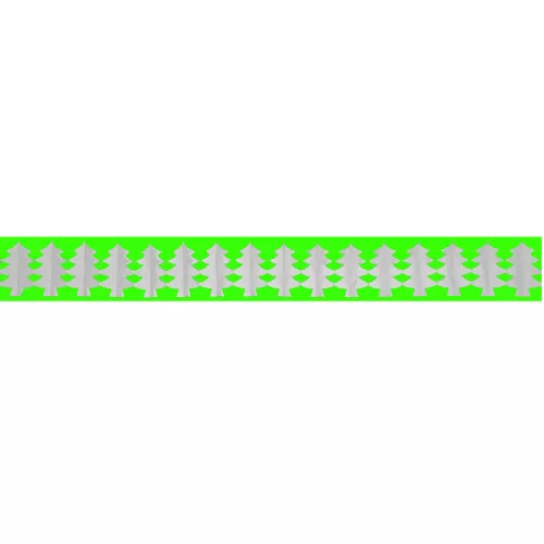 Photo du produit Guirlande papier ignifugé sapin blanc 4,5 m