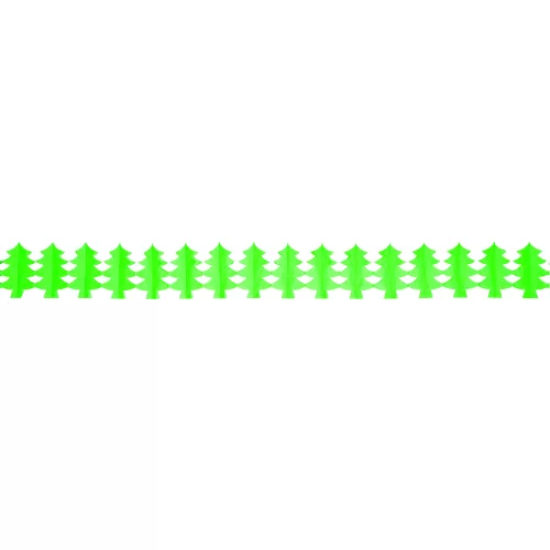 Photo du produit Guirlande papier ignifugé sapin vert 4,5 m