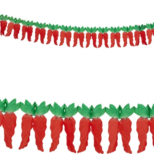 Photo du produit Guirlande papier piments 3 m