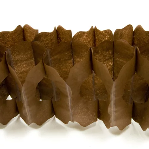 Photo du produit Guirlande papier marron 15cm x 4m