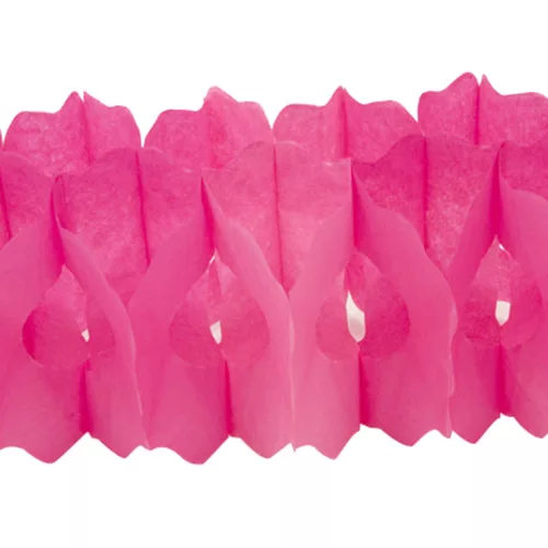 Photo du produit Guirlande papier fuchsia 15cm x 4m