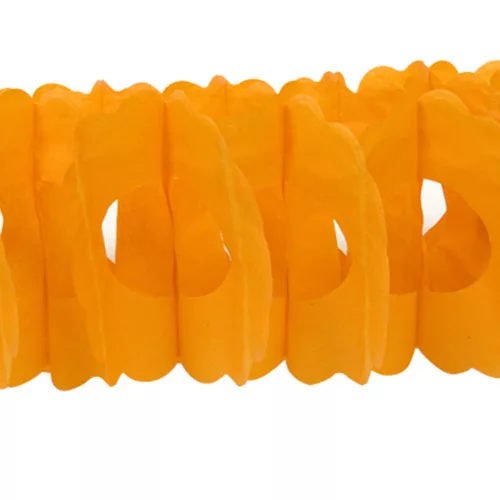 Photo du produit Guirlande papier orange 15cm x 4m