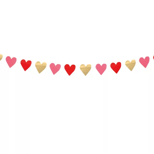 Photo du produit Guirlande petits coeurs Love you 2 m
