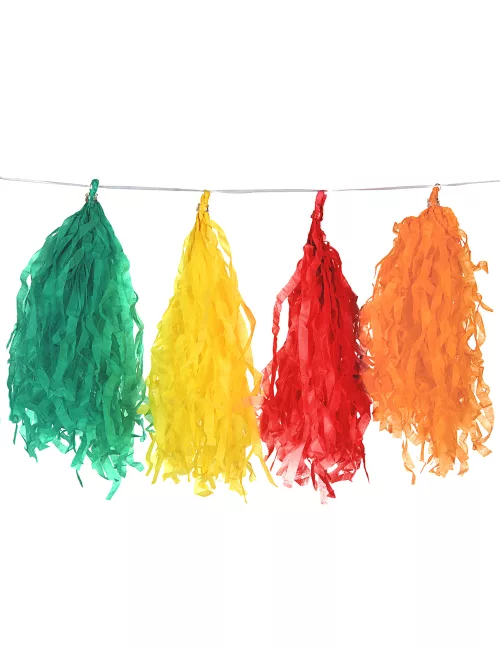 Photo du produit Guirlande tassel 16 pompons 1,80 m