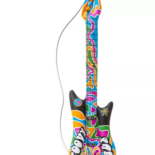 Photo du produit Guitare gonflable hippie 105 cm