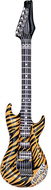 Photo du produit Guitare rock gonflable orange