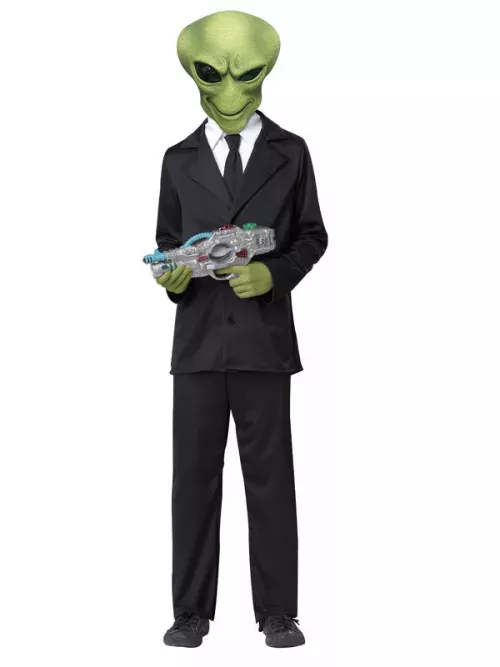 Photo du produit Masque et gants alien adulte
